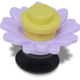 4Lw Berloques Jibbitz™ em forma de flor roxa