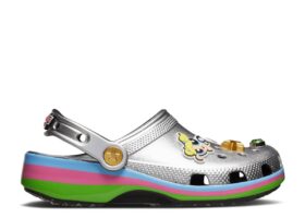 As Meninas Superpoderosas x Classic Clog Kids «Prateado Metalizado»