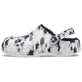 Baya Lined Clog Pantufa, unissexo, brancos e cinzentos «Branco Cinzento»
