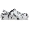 Baya Lined Clog Pantufa, unissexo, brancos e cinzentos «Branco Cinzento»