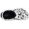 Baya Lined Clog Pantufa, unissexo, brancos e cinzentos «Branco Cinzento»