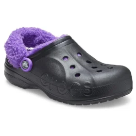 Baya Lined Clog «Preto Roxo»