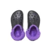 Baya Lined Clog «Preto Roxo»