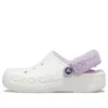 Baya Lined Clog «White Lila»