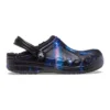 Baya Lined Clog with Fur Straps Galaxy Clogs «Black Multi»