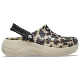 Baya Platform Clog com Estampa Animal «Leopardo»