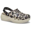 Baya Platform Clog com Estampa Animal «Leopardo»