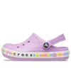 Bayaband Charm Band Clogs “Roxo Branco”