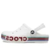 Bayaband Rainbow Glitter Clogs «White Red»