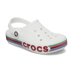 Bayaband Rainbow Glitter Clogs «White Red»