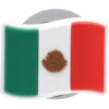 Berloque Jibbitz™ com a bandeira do México