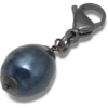 Berloque Jibbitz™ com pérola SMT prateada e preta Berloque Jibbitz™ com pérola SMT prateada e preta