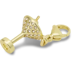 Berloque Jibbitz™ «Martini Dourado»