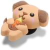 Berloques Cutie Ice Cream Puppy Jibbitz™