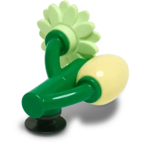Berloques Jibbitz™ 4Lw – Botão de Flor Amarelo