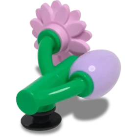 Berloques Jibbitz™ 4Lw Botão de Flor Roxo
