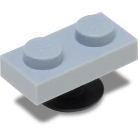 Berloques Jibbitz™ 4Lw Lt Grey Tile 1X2