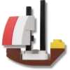 Berloques Jibbitz™ «4Lw Sail Boat» Berloques Jibbitz™ «4Lw Sail Boat»