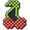 Berloques Jibbitz «Beaded Cherry»