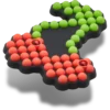 Berloques Jibbitz «Beaded Cherry»