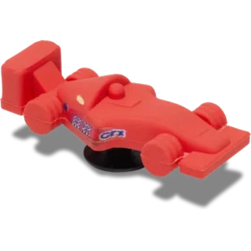 Berloques Jibbitz «Carro de Corrida Vermelho 3D»