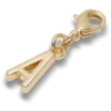 Berloques Jibbitz™ com a letra «A» dourada Berloques Jibbitz™ com a letra «A» dourada