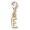 Berloques Jibbitz™ com a letra E dourada Berloques Jibbitz™ com a letra E dourada