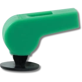 Berloques Jibbitz™ com apito funcional