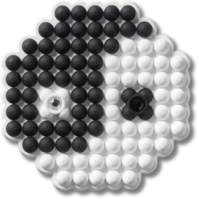 Berloques Jibbitz™ com contas «Ying e Yang»