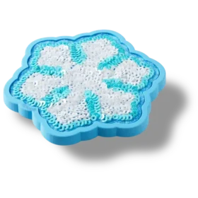 Berloques Jibbitz™ com floco de neve de lantejoulas