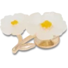 Berloques Jibbitz™ com Flor Branca
