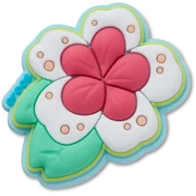 Berloques Jibbitz™ com Flor Tropical