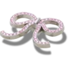 Berloques Jibbitz™ com laço rosa brilhante