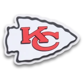 Berloques Jibbitz™ com o logótipo dos Kansas City Chiefs da NFL