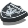 Berloques Jibbitz™ com o logótipo dos Las Vegas Raiders da NFL