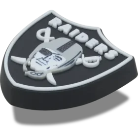 Berloques Jibbitz™ com o logótipo dos Las Vegas Raiders da NFL