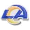 Berloques Jibbitz™ com o logótipo dos Los Angeles Rams da NFL