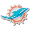 Berloques Jibbitz™ com o logótipo dos Miami Dolphins da NFL