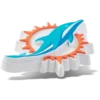 Berloques Jibbitz™ com o logótipo dos Miami Dolphins da NFL