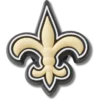 Berloques Jibbitz™ com o logótipo dos New Orleans Saints da NFL