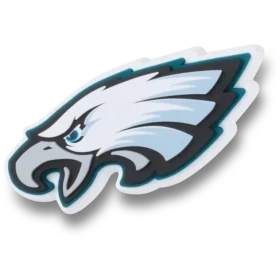 Berloques Jibbitz™ com o logótipo dos Philadelphia Eagles da NFL