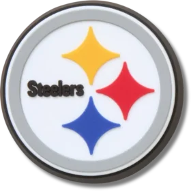 Berloques Jibbitz™ com o logótipo dos Pittsburgh Steelers da NFL