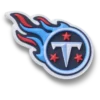 Berloques Jibbitz™ com o logótipo dos Tennessee Titans da NFL
