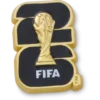 Berloques Jibbitz™ com o troféu do Campeonato do Mundo da FIFA 26