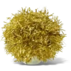 Berloques Jibbitz™ com pompom dourado