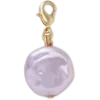 Berloques Jibbitz™ com pérola rosa
