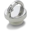 Berloques Jibbitz™ com tachas intercambiáveis prateadas