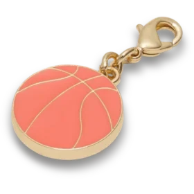 Berloques Jibbitz™ com tema de basquetebol