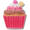 Berloques Jibbitz «Cupcake de Chocolate» Berloques Jibbitz «Cupcake de Chocolate»