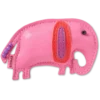 Berloques Jibbitz™ de elefante em imitação de couro Berloques Jibbitz™ de elefante em imitação de couro